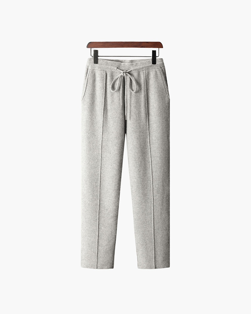Wool Straight-Leg Sweatpants